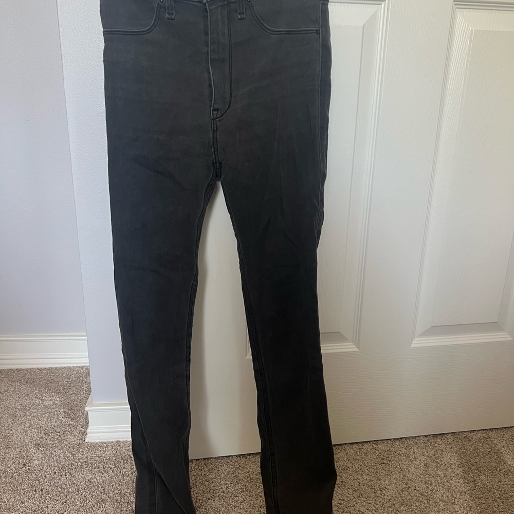 Abercrombie & Fitch Women's Dark Grey Skinny Jeans